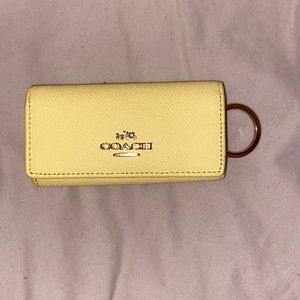 Coach key ring and mini wallet